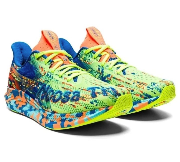 ASICS NOOSA TRI 14 'HAZARD GREEN/LAKE DRIVE'