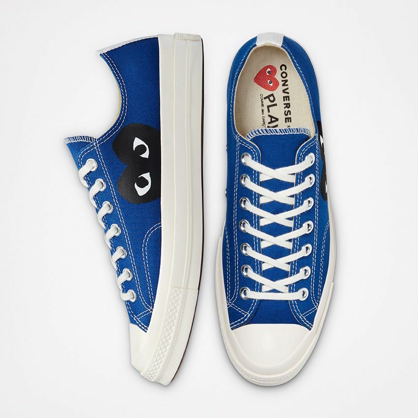 CONVERSE X CDG PLAY CHUCK TAYLOR ALL-STAR 70 LOW TOP