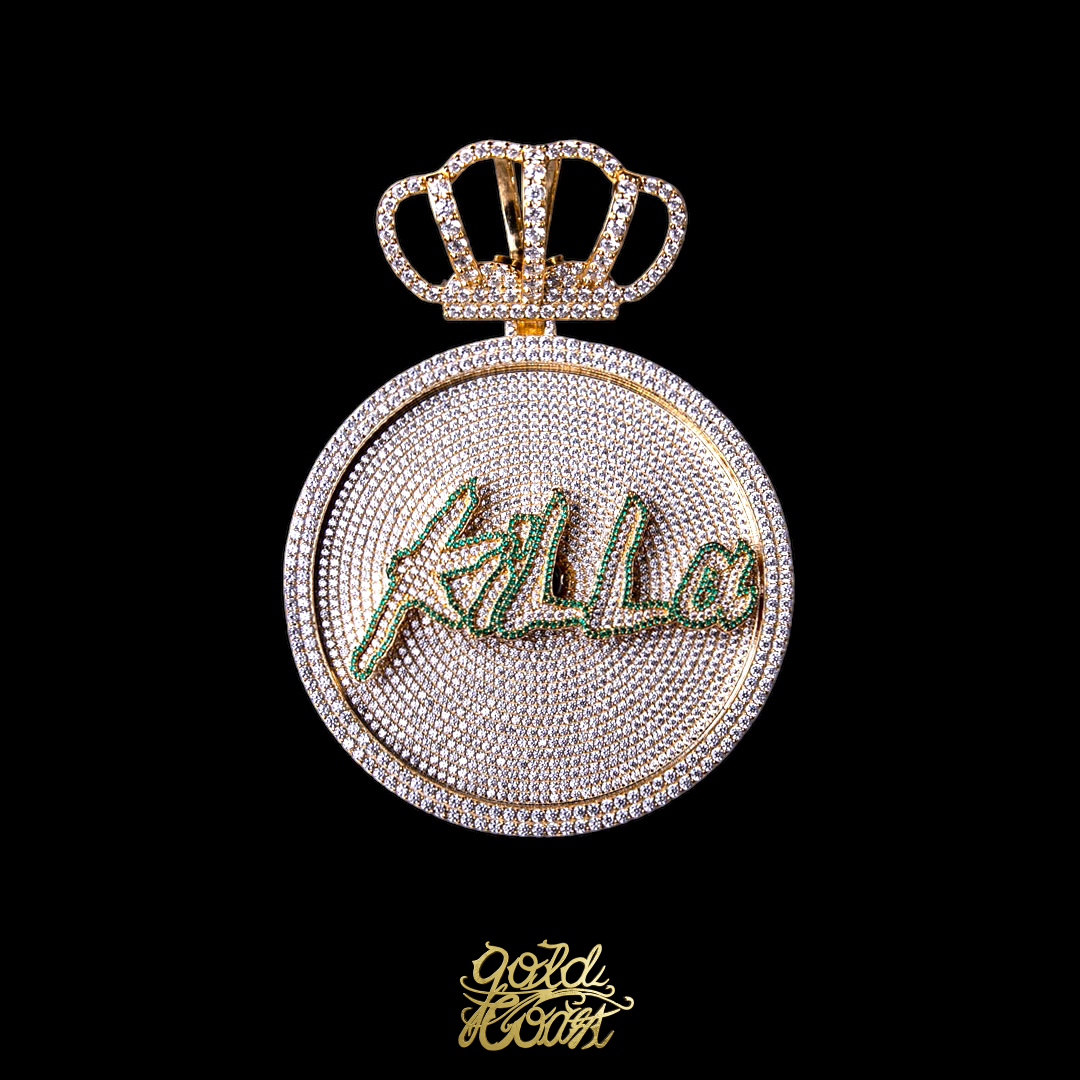 珠寶訂製滿鑲KILLA轉盤墜飾