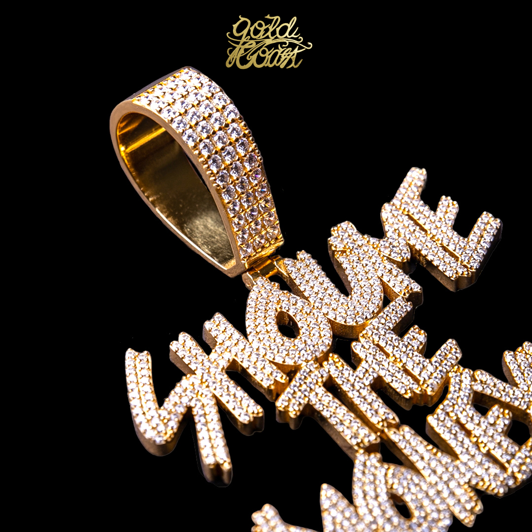 珠寶訂製滿鑲SLOGAN墜飾