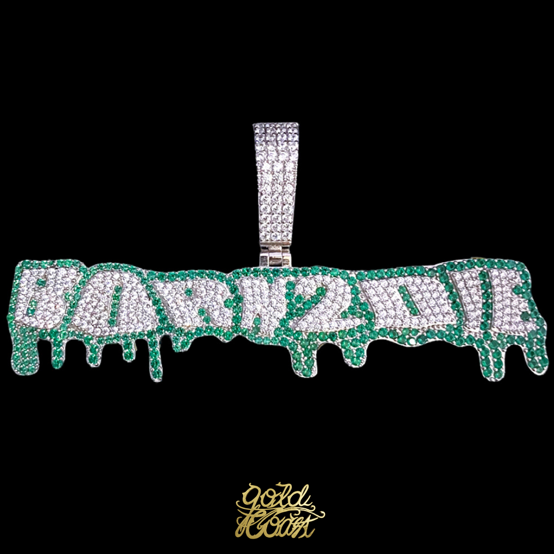 珠寶訂製滿鑲融化BORN2DIE墜飾