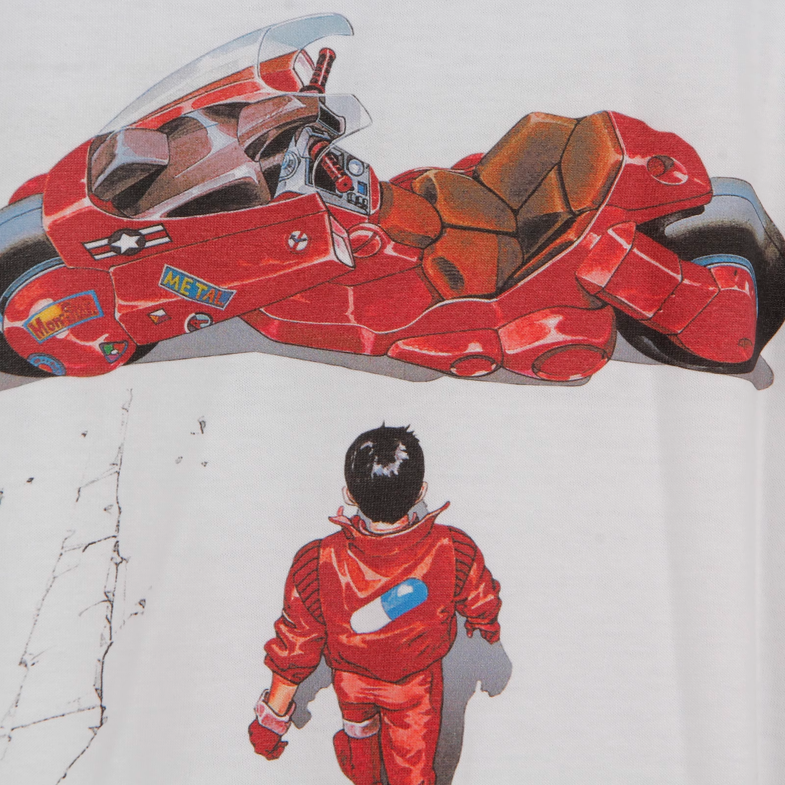 Akira 阿基拉 - 金田正太郎經典白色短T / Shotaro Kaneda