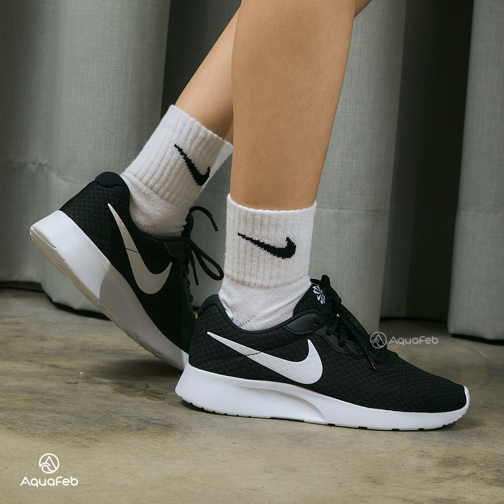 Nike Tanjun 男女鞋  黑白 輕量 透氣 網布 環保理念 休閒鞋 DJ6257-004/DJ6258-003