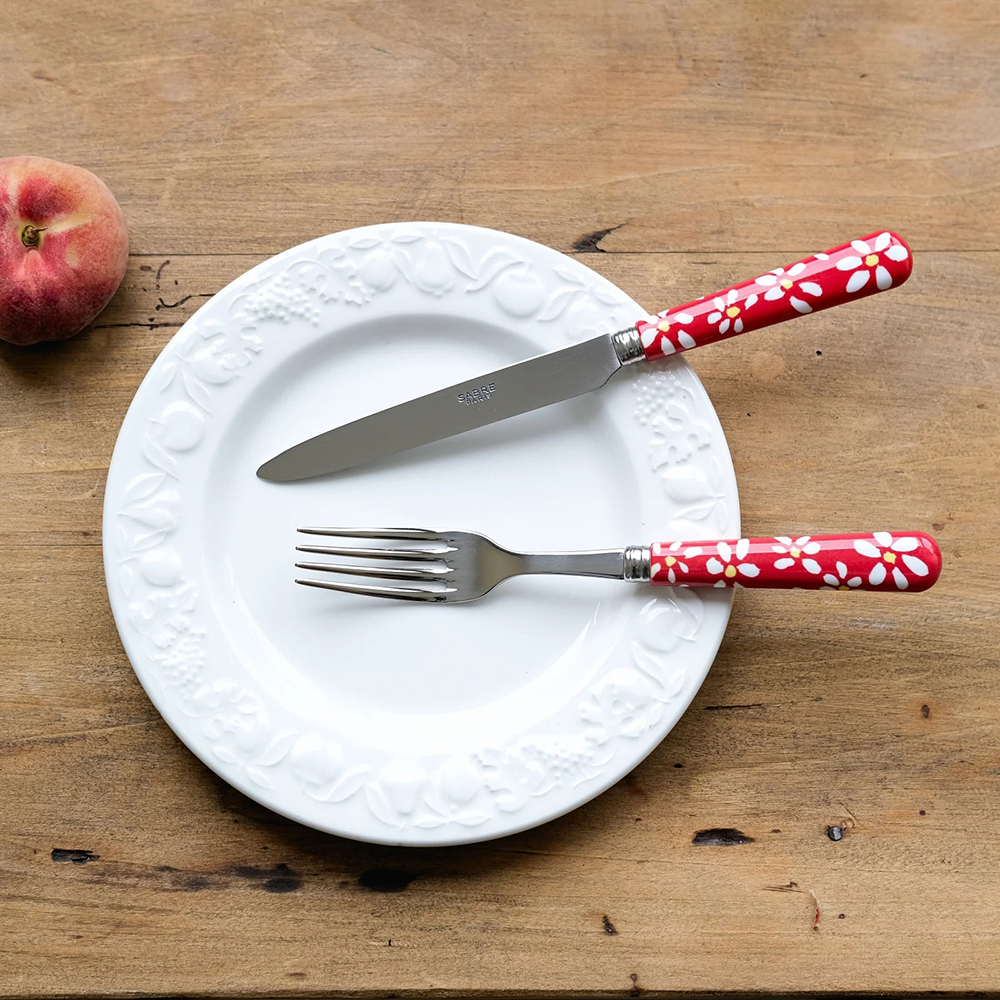 SABRE | Pop! Daisy 小雛菊玩色系列 | 主餐刀 | 紅