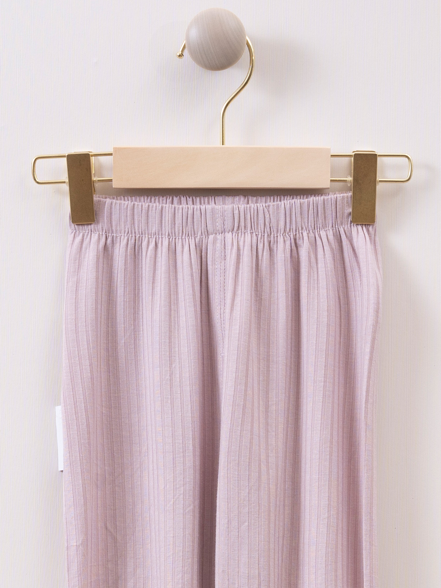 mila's 坑紋束腳褲