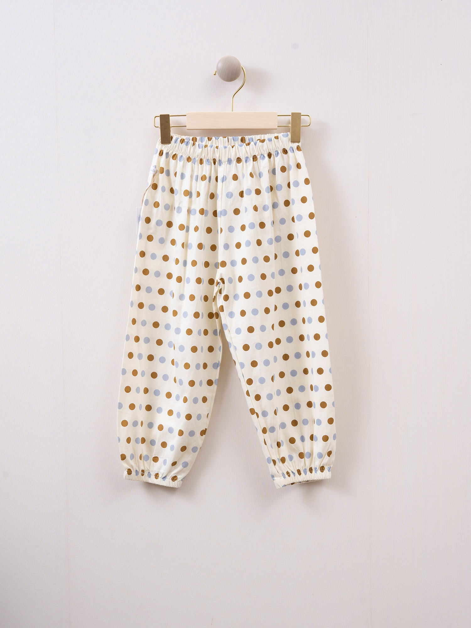 mila's 波點束腳褲