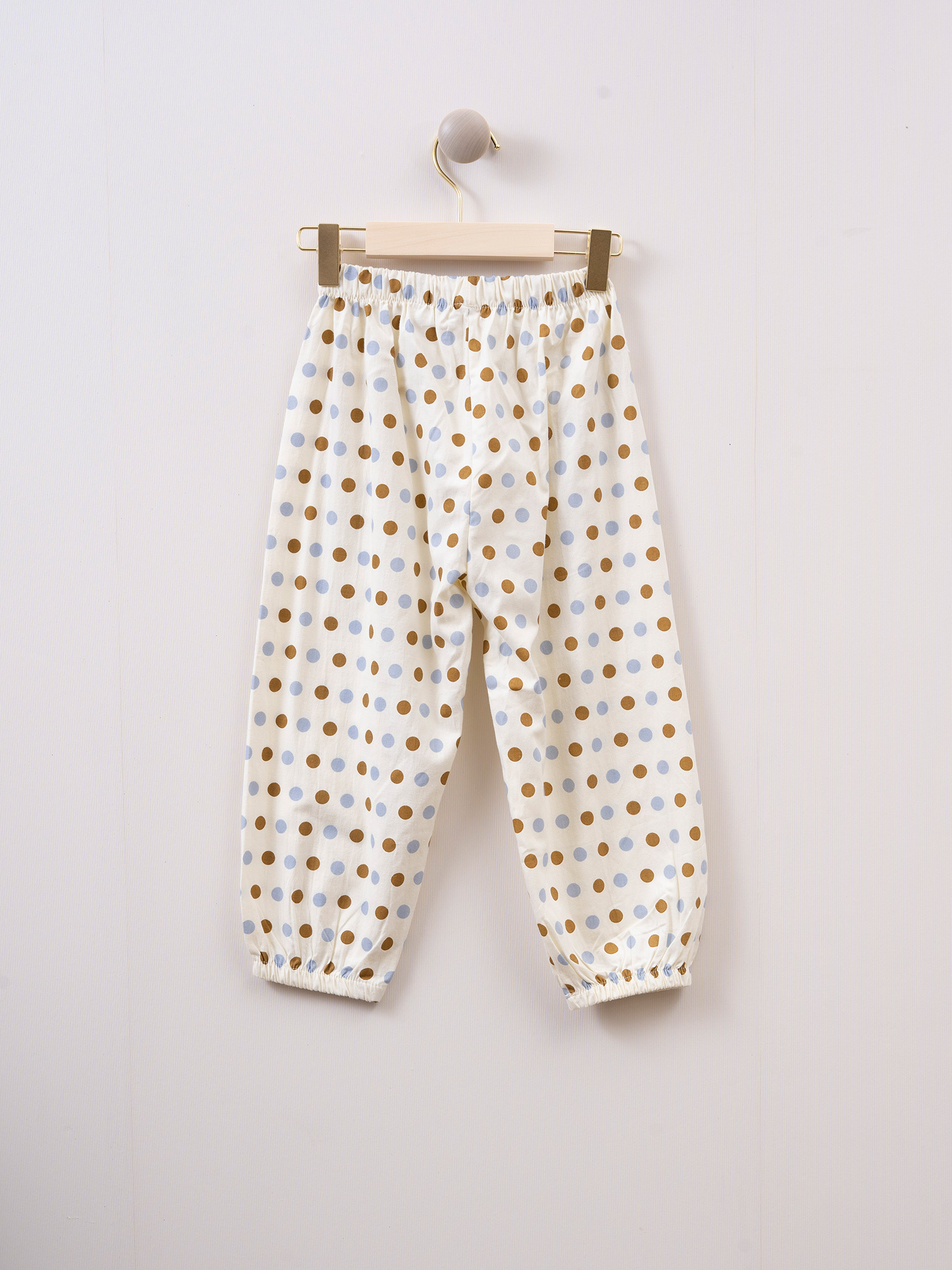 mila's 波點束腳褲