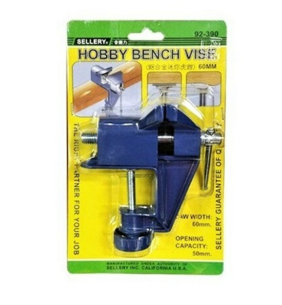 "SELLERY" 92-390 鋁合金迷你座虎鉗 60MM