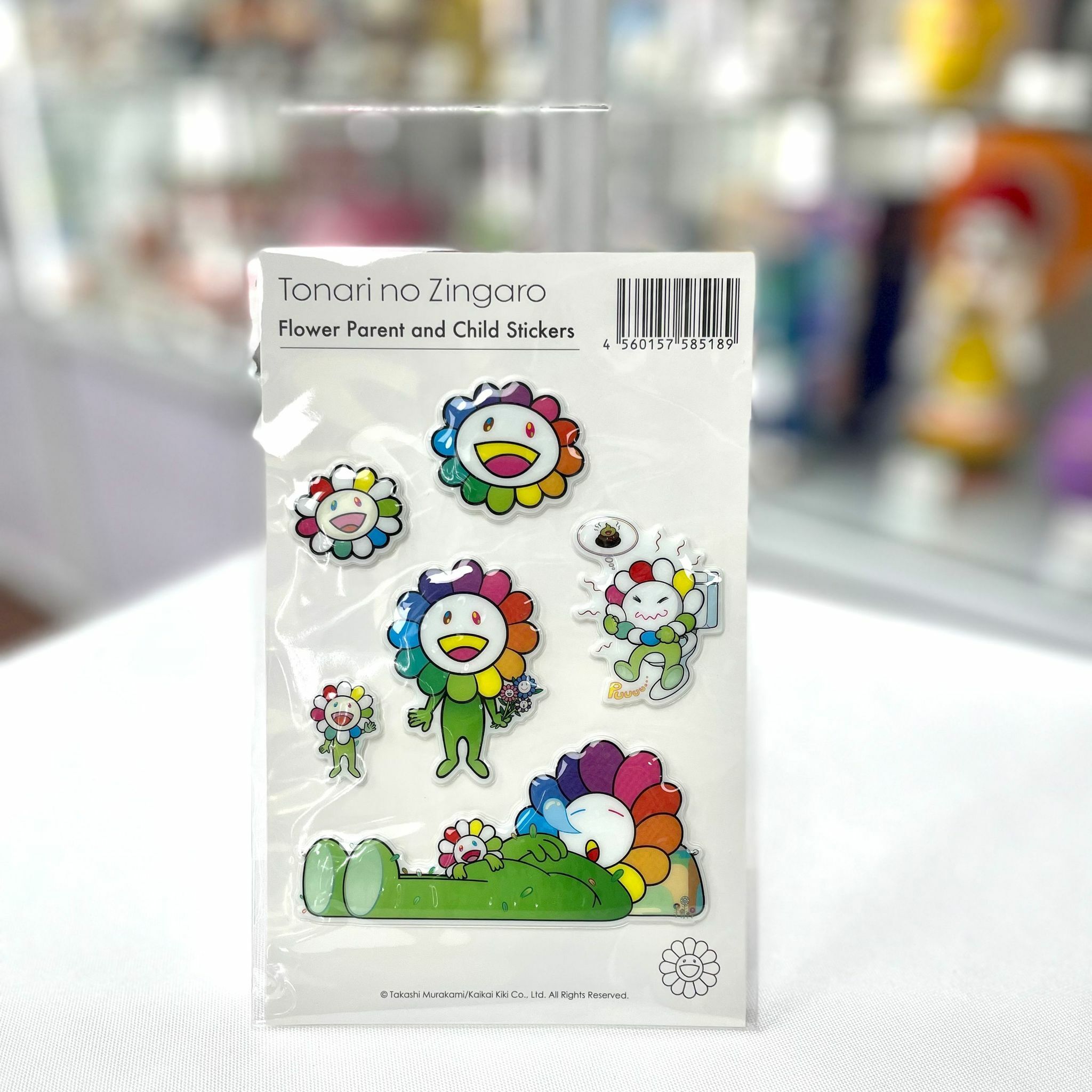 Flower Parent and Child Bubblingly Stickers Set of 2