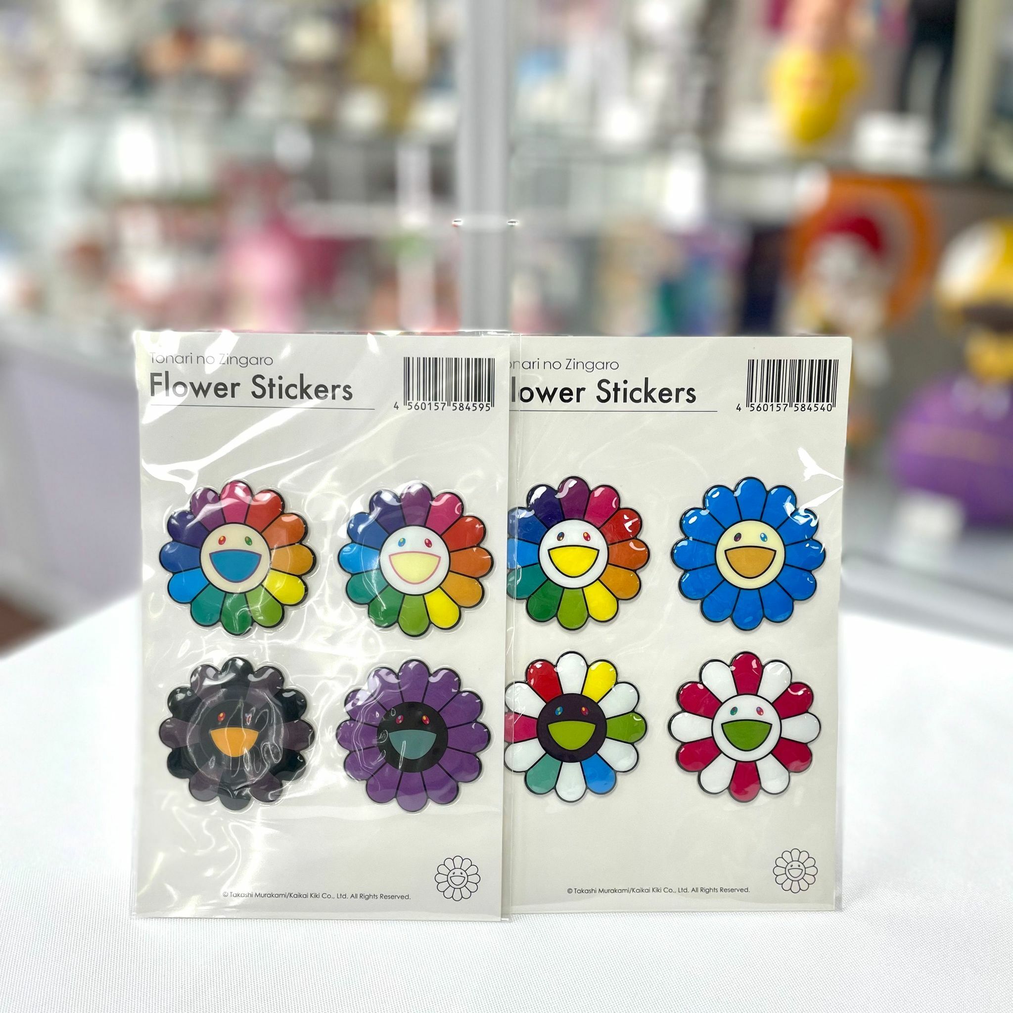 Flower Bubblingly Stickers (4 Color/ Bubblingly Sticke )