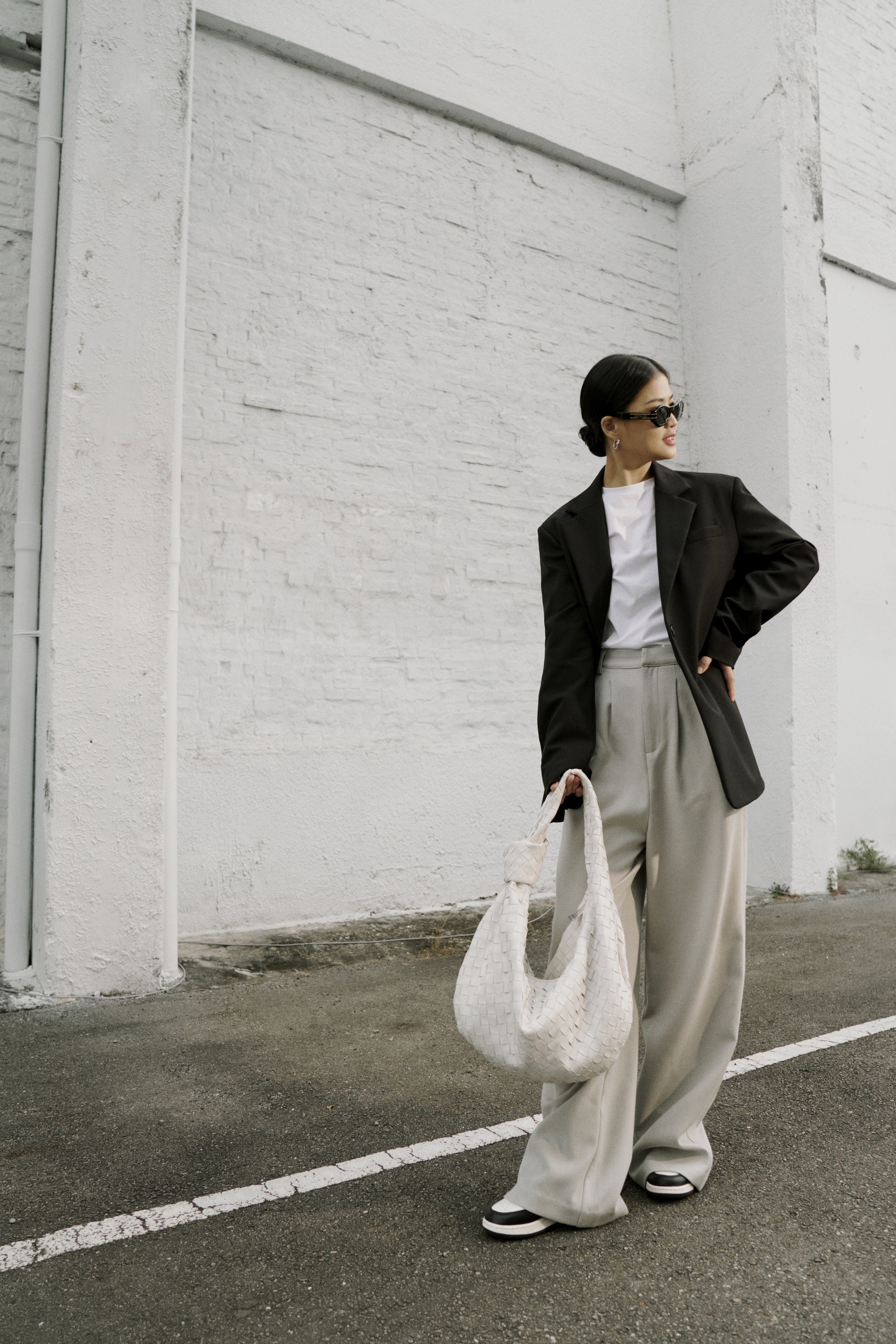 簡約打折寬褲(現貨)