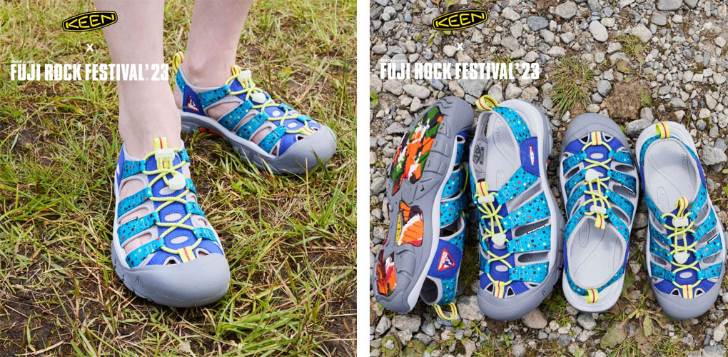 KEEN NEWPORT RETRO x Fuji Rock'23 聯名限定款水路兩用鞋女