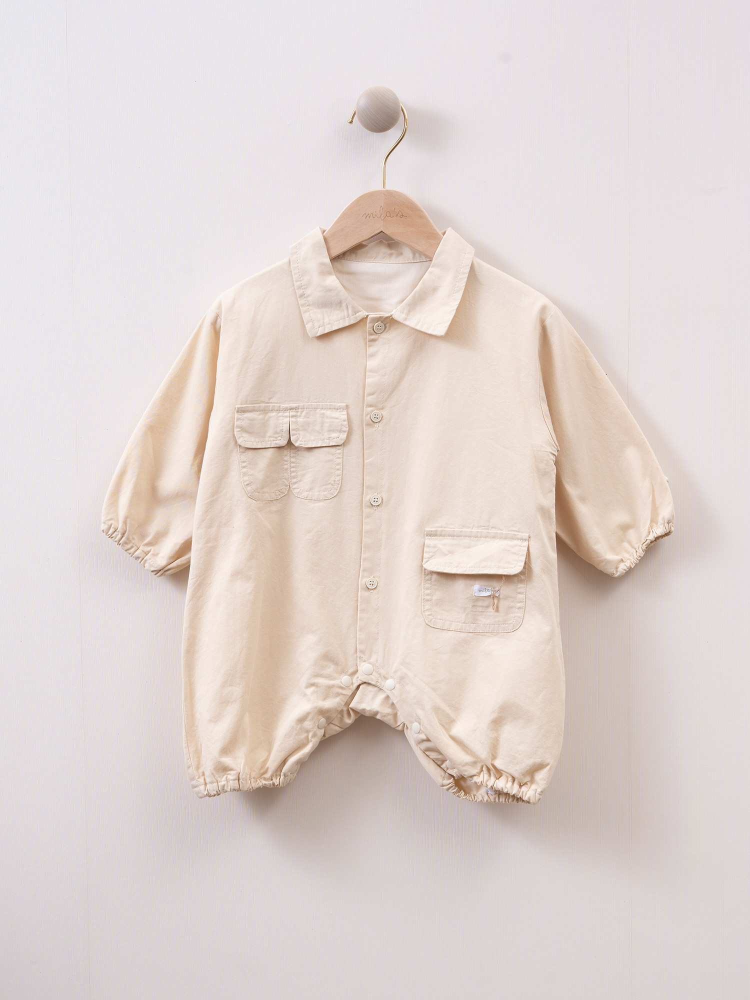 mila's 口袋束腳連身衣