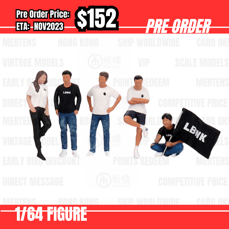 PO-$152 * Mini GT * 1:64 #AC72 Figurine: Team Liberty Walk [31/07]