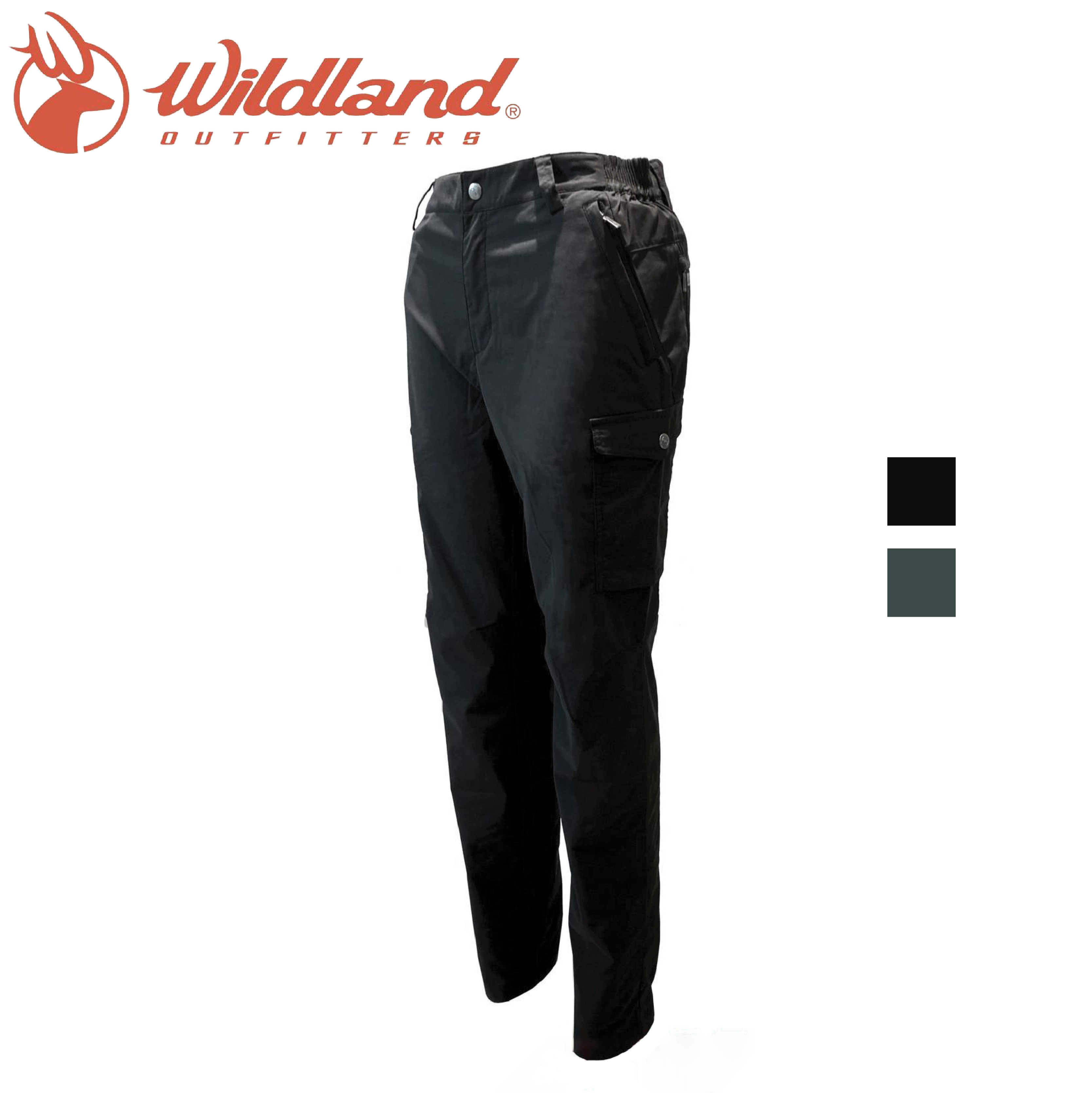 Wildland 荒野 女彈性CORDURA功能褲 (印黑、綠) 休閒/登山/健行 21W21301