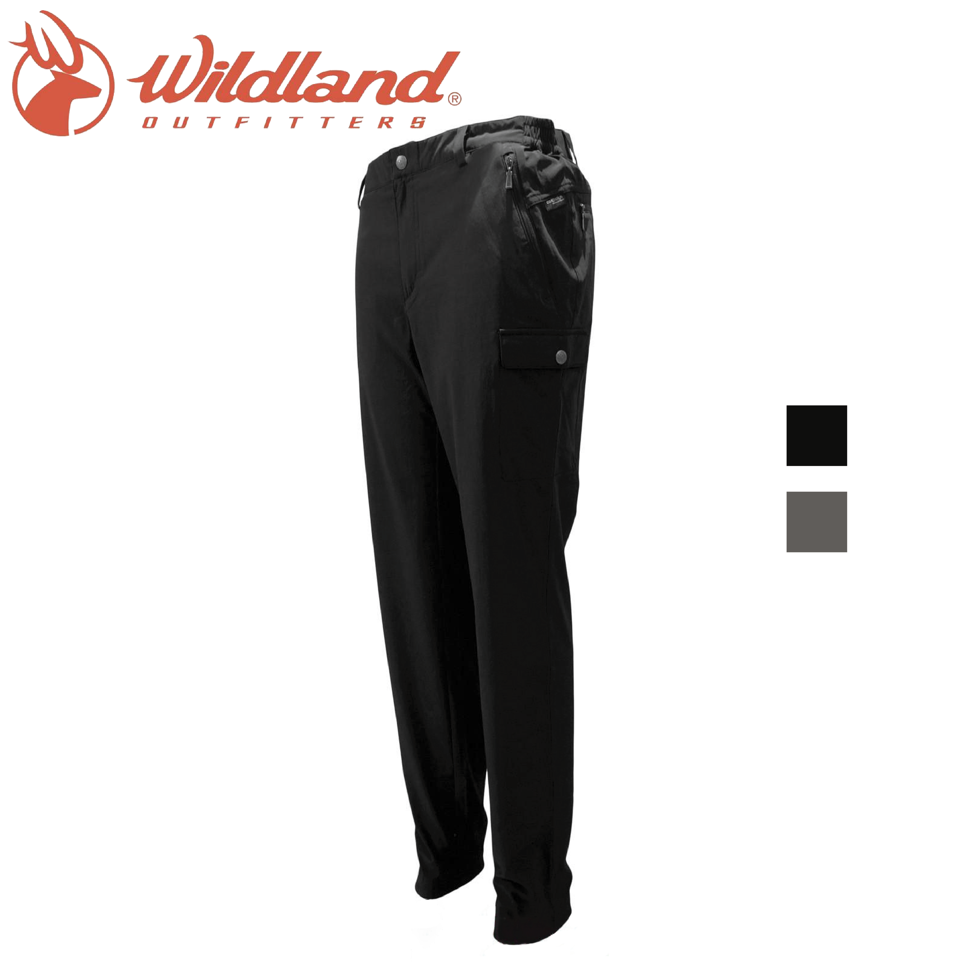 Wildland 荒野 女CORDURA涼感耐磨山旅褲 (黑、灰) 休閒/登山/健行 21W21307