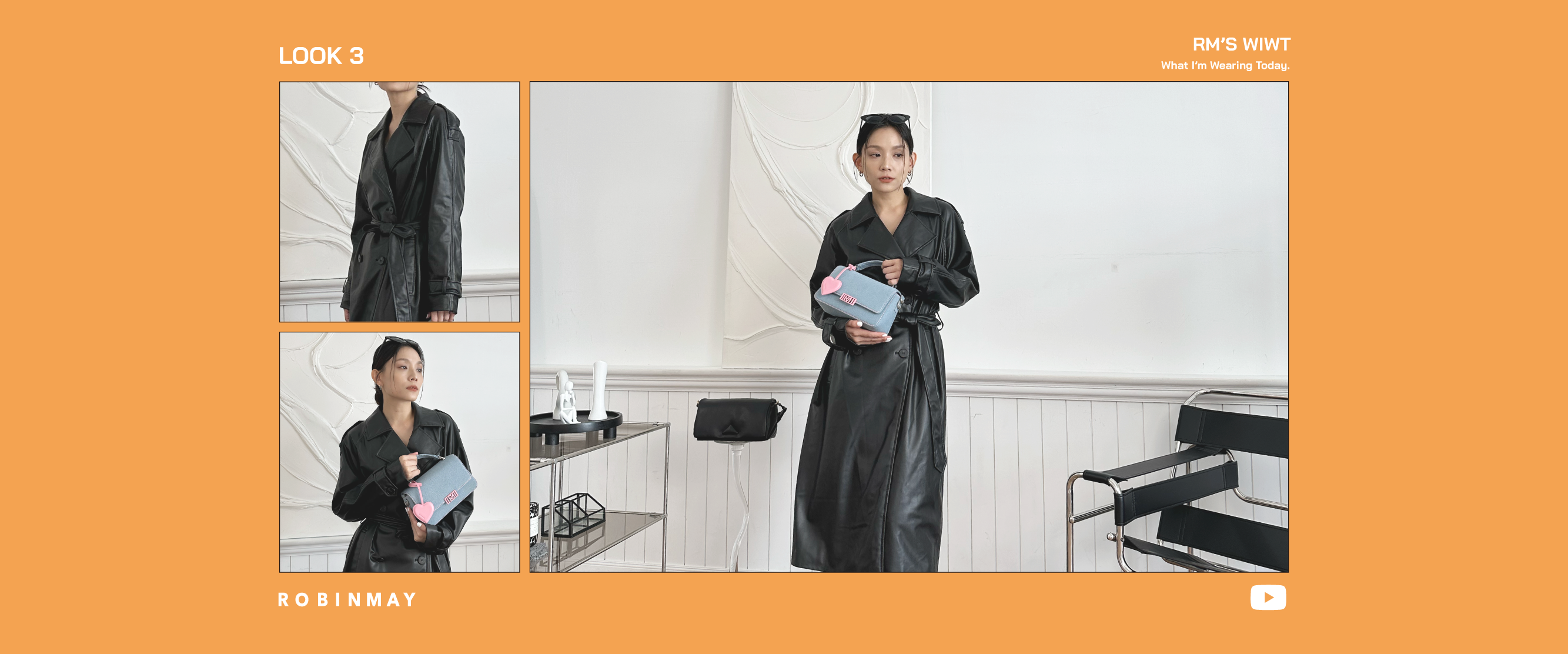 歐美穿搭LOOK 3 Leather with Denim