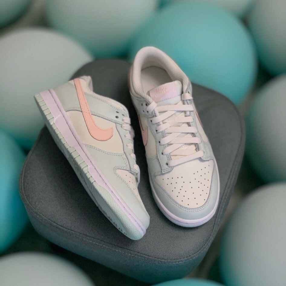 Nike Dunk Low Barely Green 薄荷綠粉橘 休閒鞋 運動鞋 女鞋