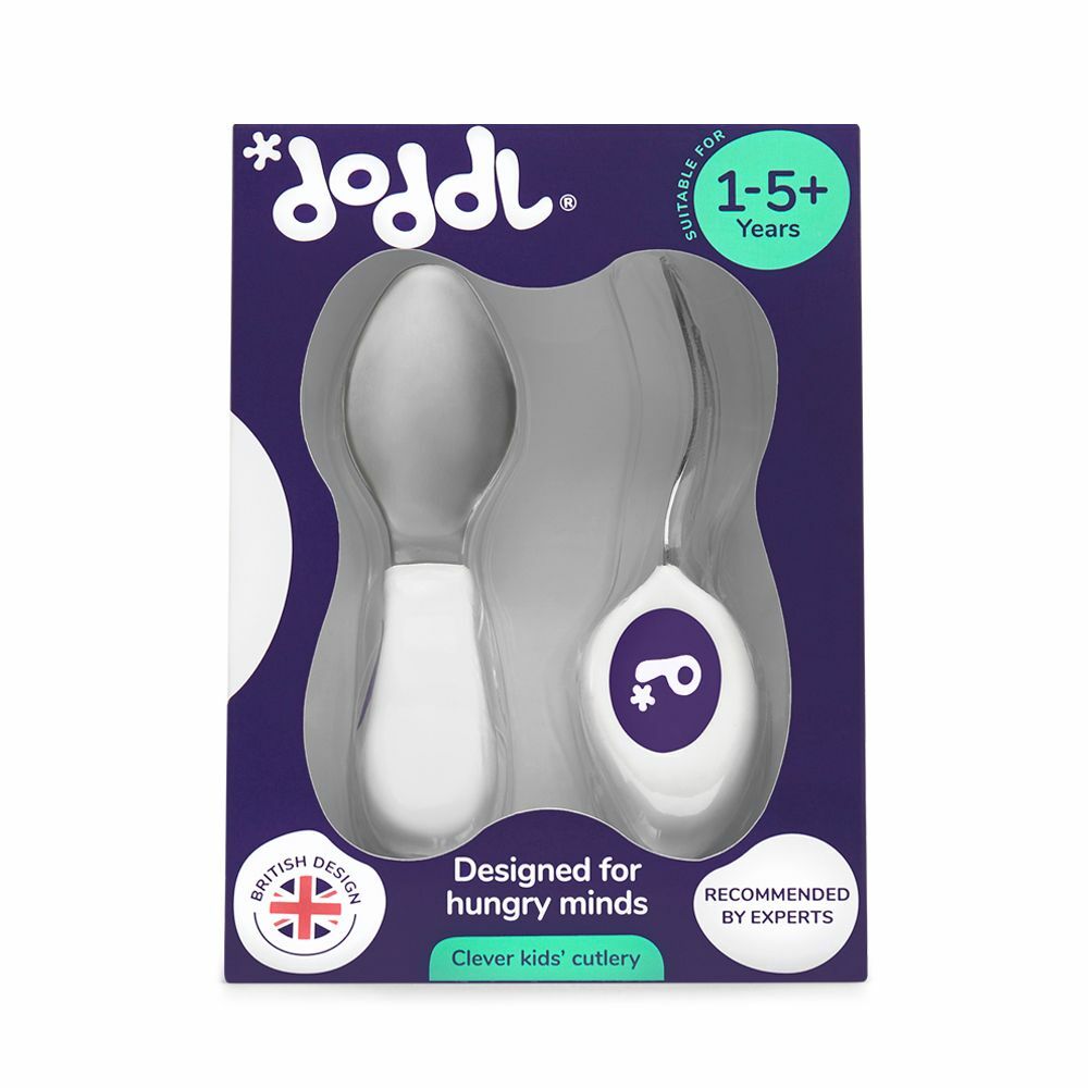 Doddl 人體工學幼兒學習餐具 (二件組)