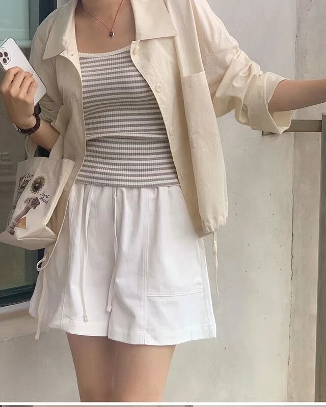 清新條子吊帶(13330)