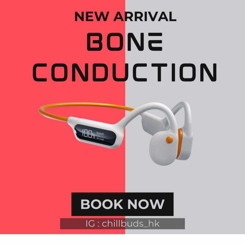 ChillBuds 2023 耳骨傳導耳機 EB-CON-24 (可游水/MP3 /真骨傳導/顯示Mon)
