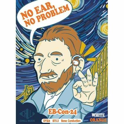 ChillBuds 2023 耳骨傳導耳機 EB-CON-24 (可游水/MP3 /真骨傳導/顯示Mon)