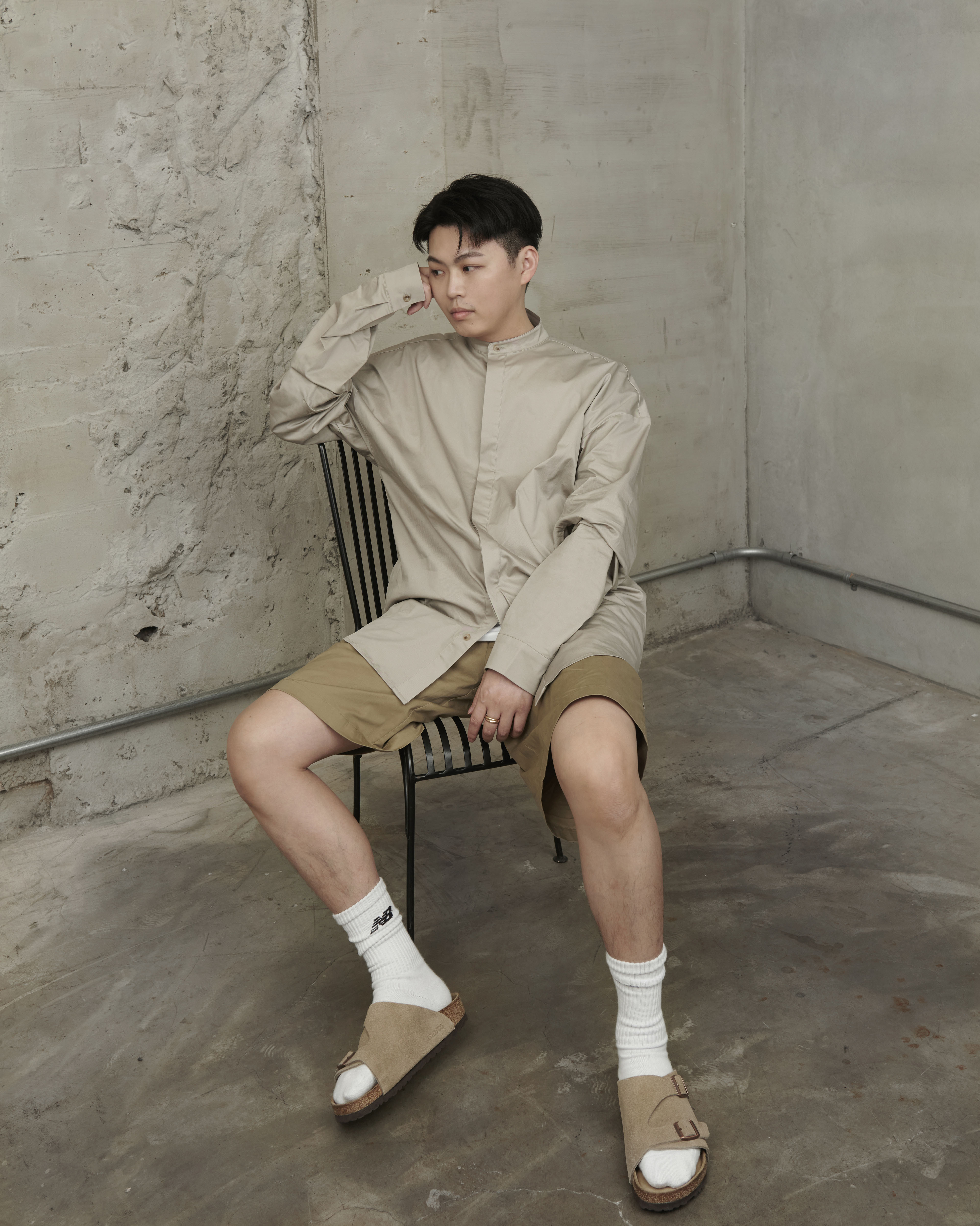 可拆掛飾五分褲(大男)(現貨)