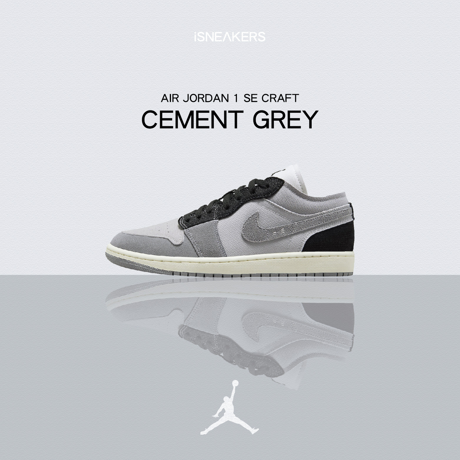 iSNEAKERS | Air Jordan 1 SE Craft Cement GreyDZ4135-002