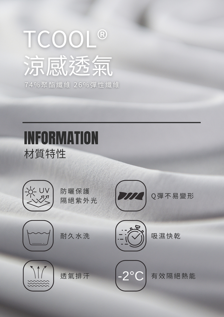 霧面無中線口袋Legging布料