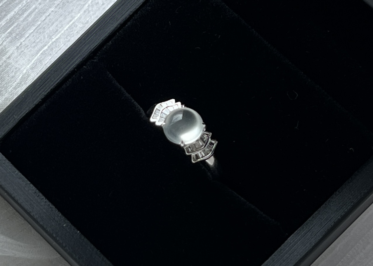 方圓設計系列- 珍藏級鋼蛋戒指18K