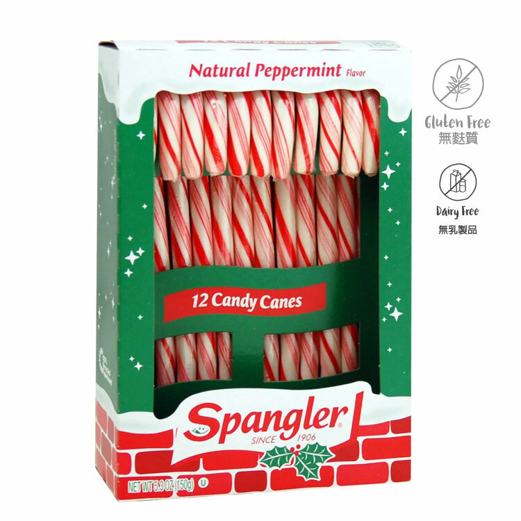 Spangler Red & White Candy Canes 12'S