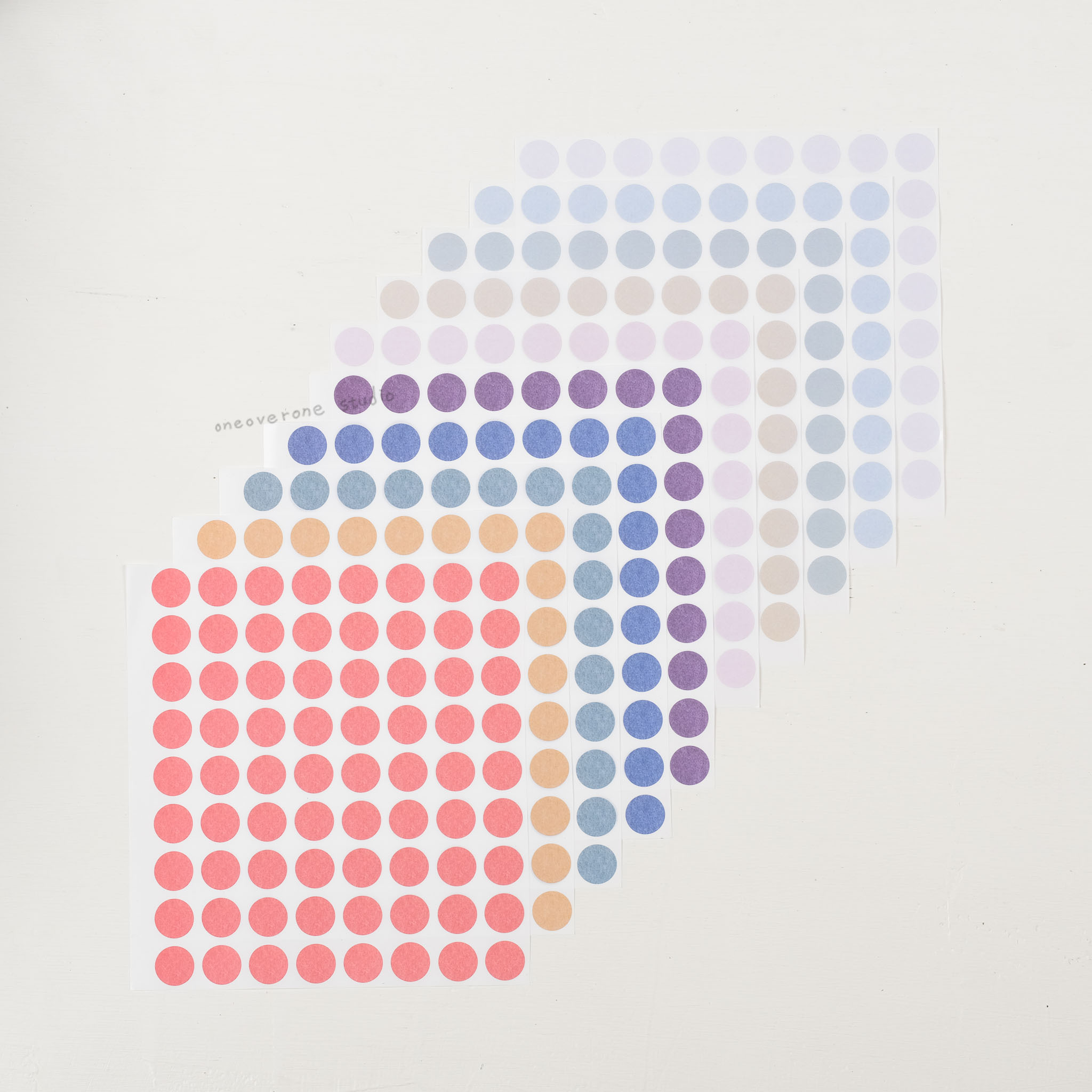 1.5cm 擬真小圓貼紙 ｜一分之一工作室 臺灣