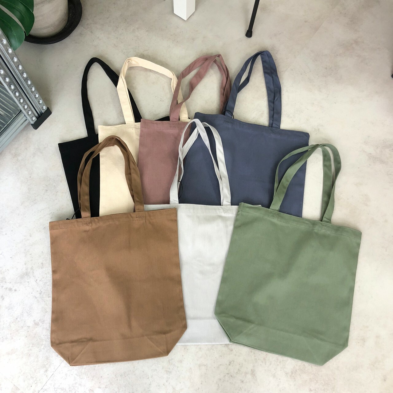 United Athle 基本款帆布托特包 (中)七色 3146001