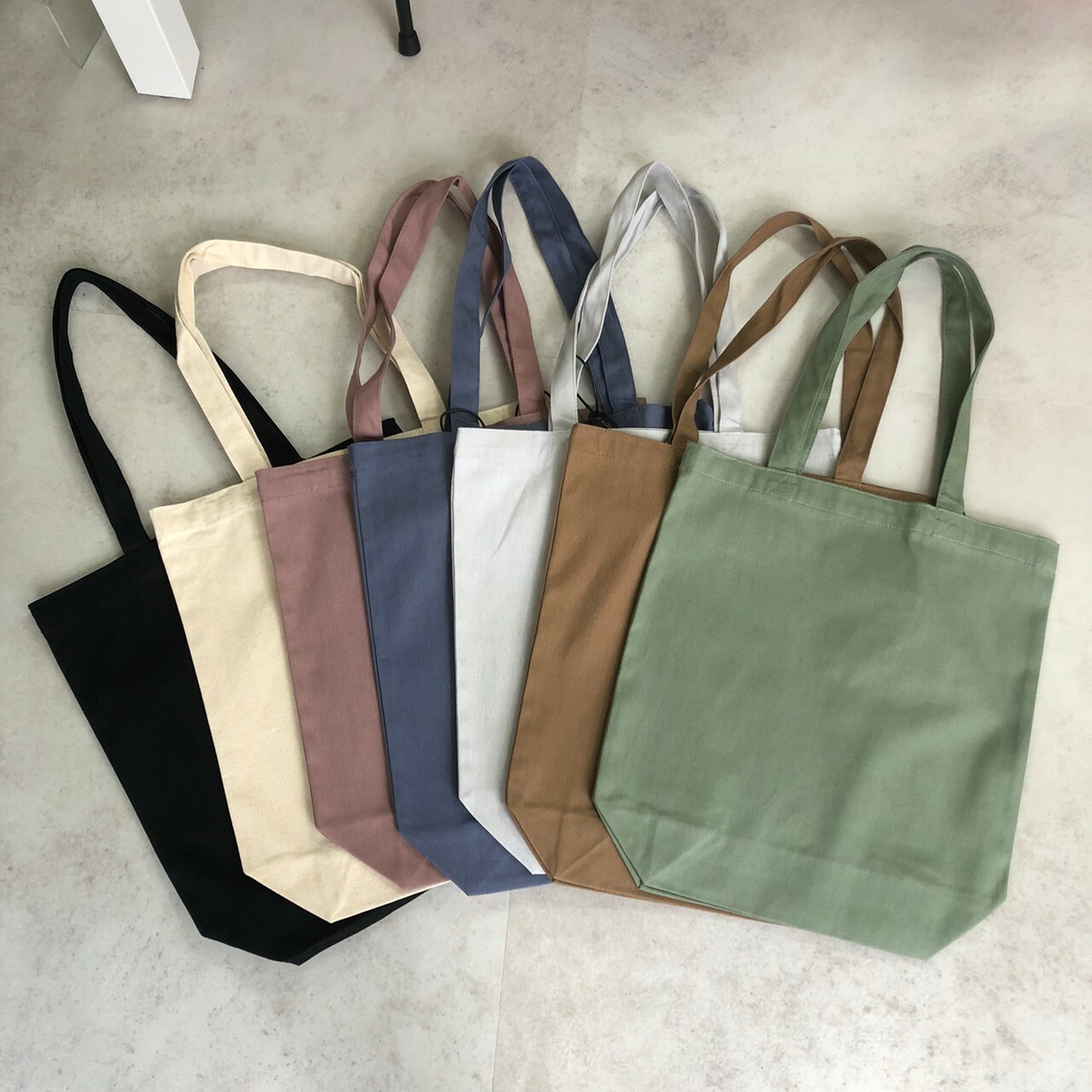 United Athle 基本款帆布托特包 (中)七色 3146001