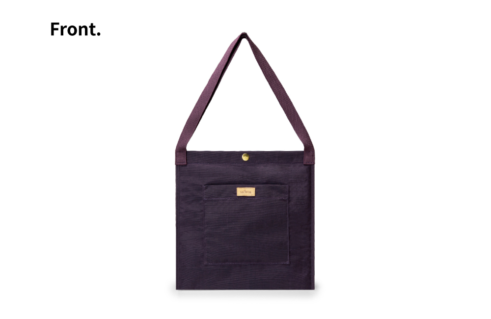 satana Soldier 揮灑19托特袋 紫色 SOS3040-204 正面照