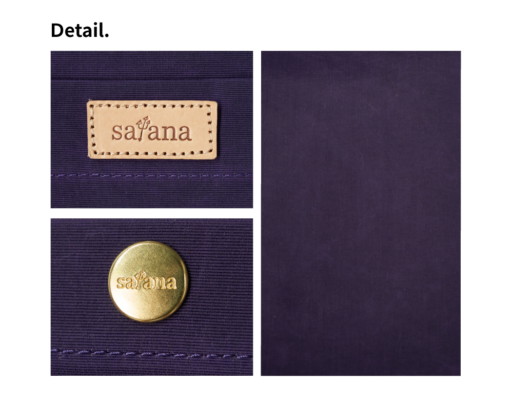 satana Soldier 揮灑19托特袋 紫色 SOS3040-204 細節特寫照