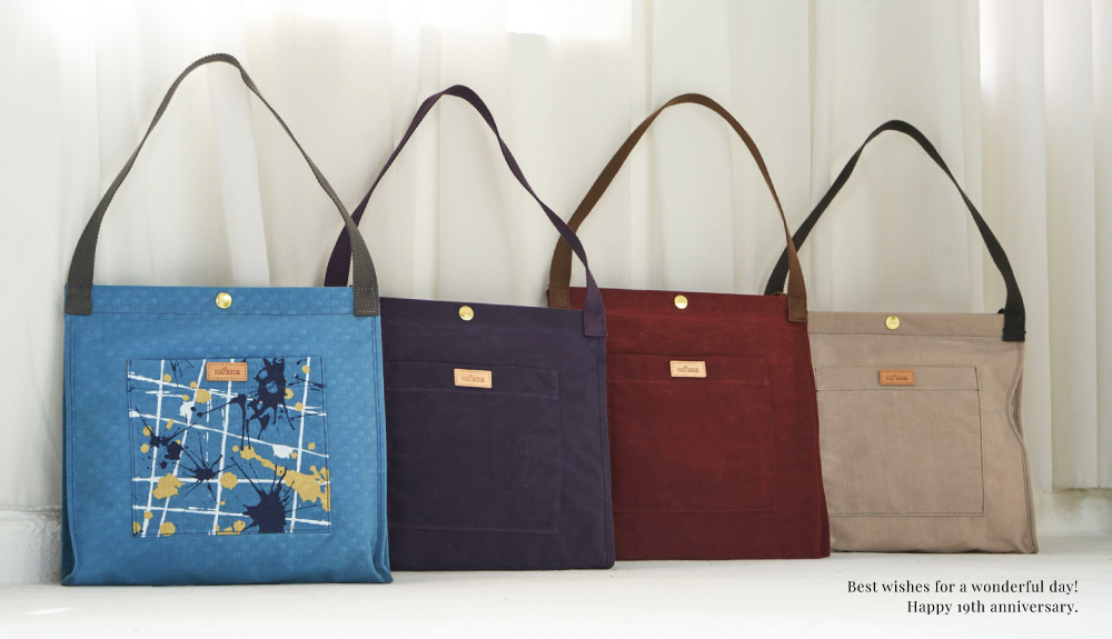 satana Soldier 揮灑19托特袋 紫色 SOS3040-204 情境圖