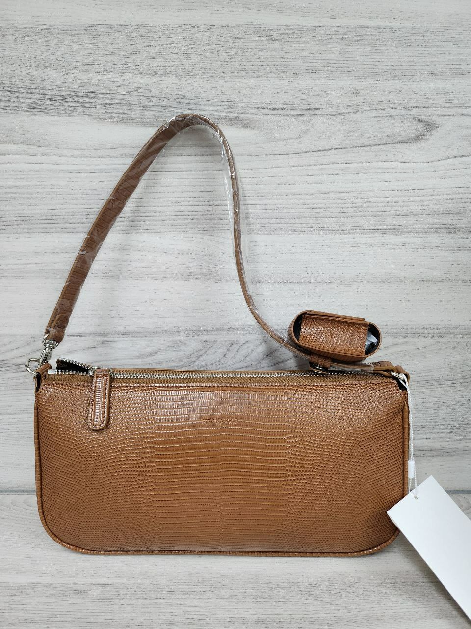 [S] FIND KAPOOR PMP MELAR BAG 28 LIZARD ARTIFICIAL LEATHER, TAN, 8809810482080 (SFK15)