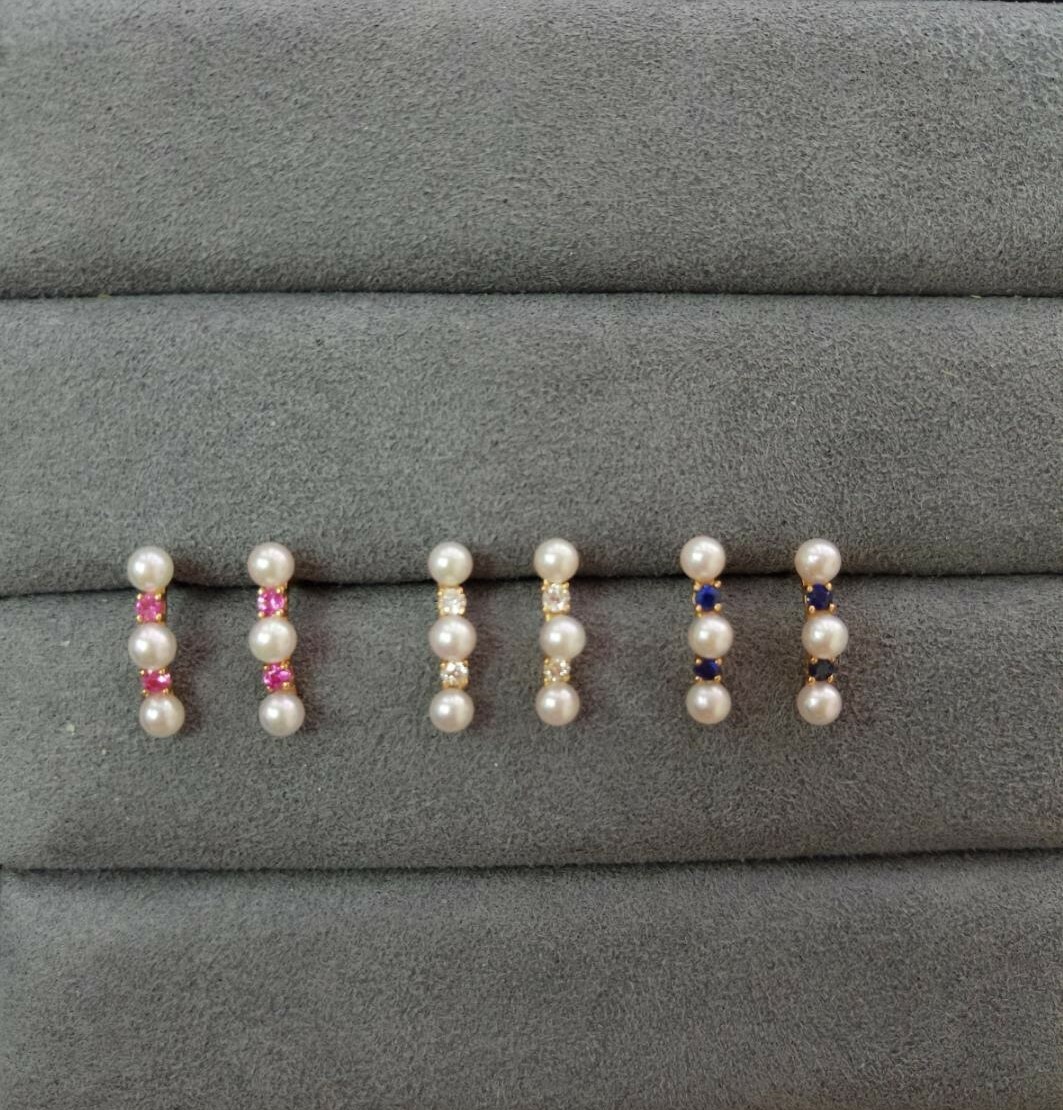 18K Rose Gold Akoya Earrings