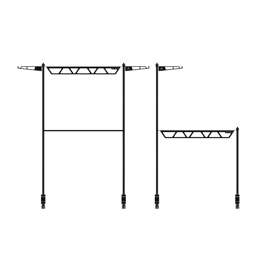 #元氣熊 鋁合金夾式可拆卸桌面置物掛架 N款/H款