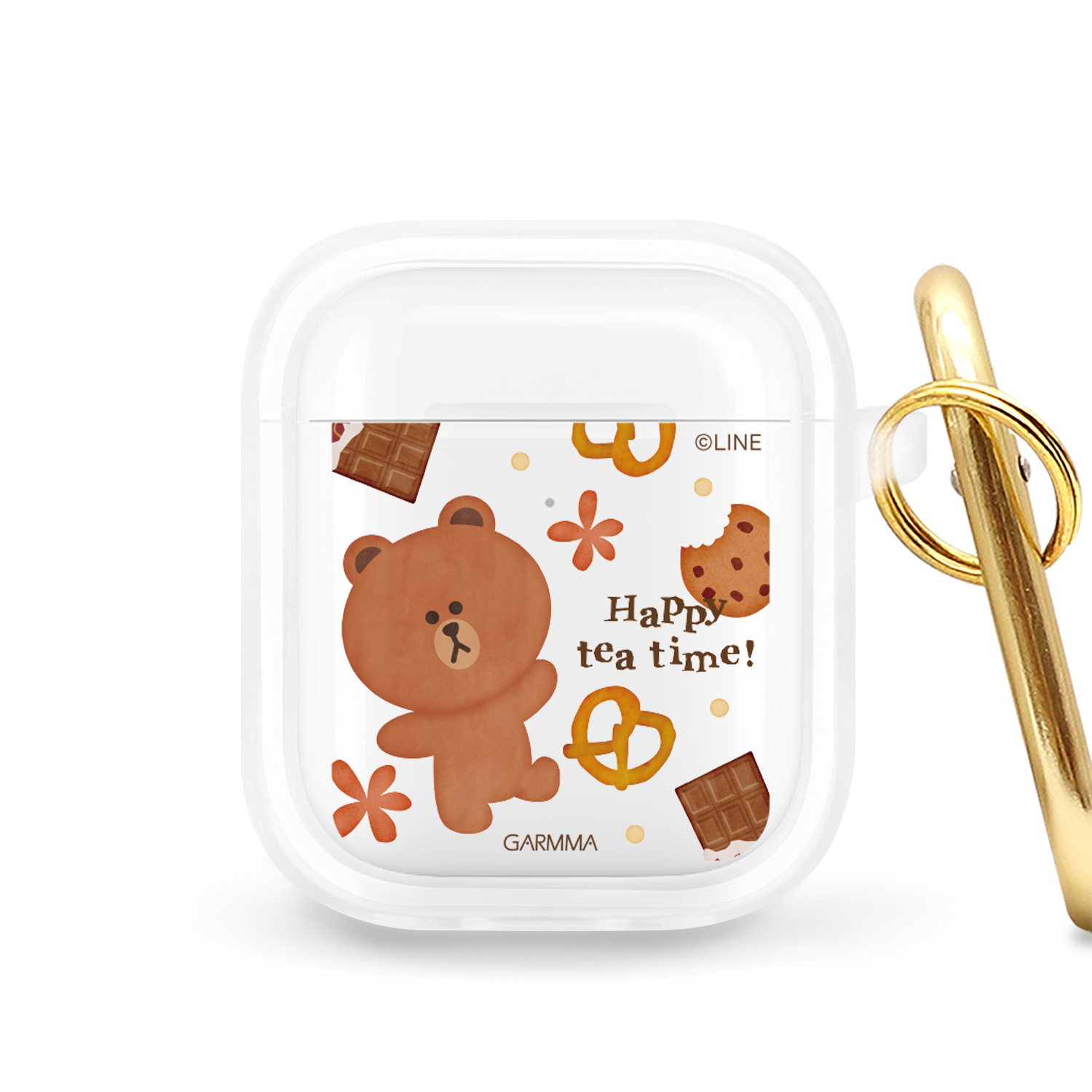 LINE FRIENDS for AirPods 1/2代 無線耳機保護套 熊大