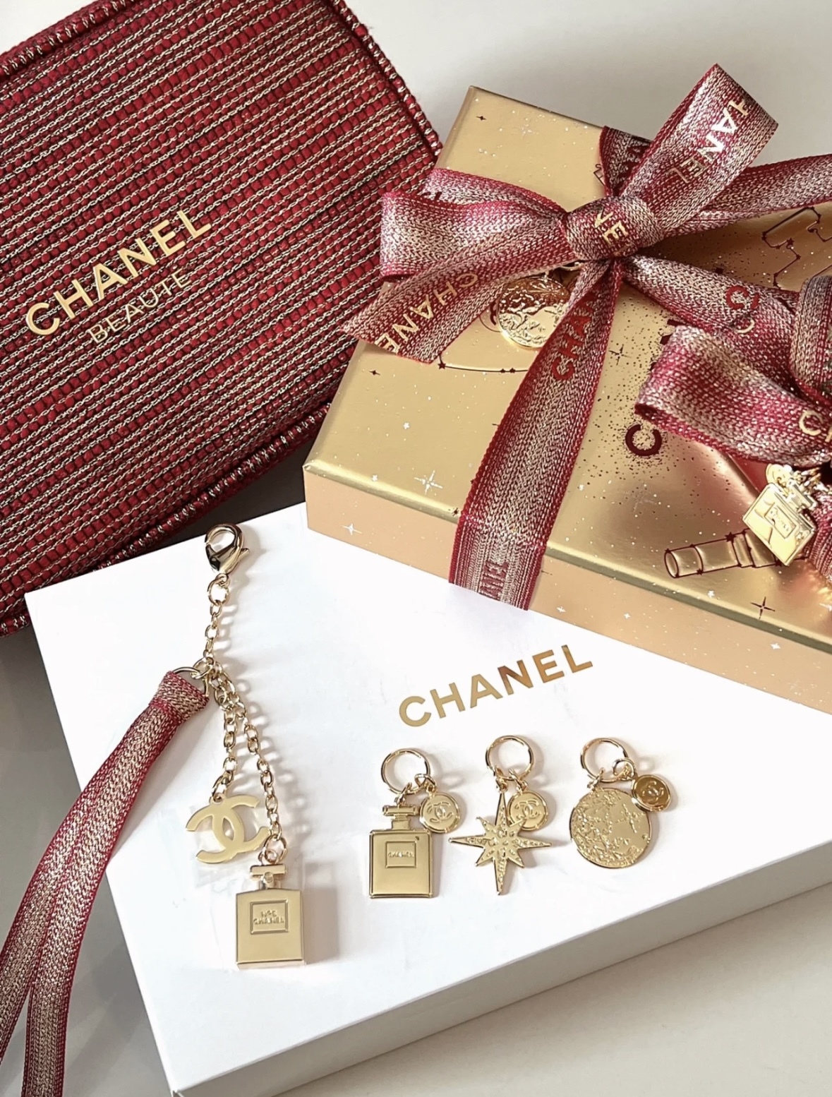 （現貨）特價！CHANEL 香奈兒 質感系 小吊飾 月球 彗星 香水