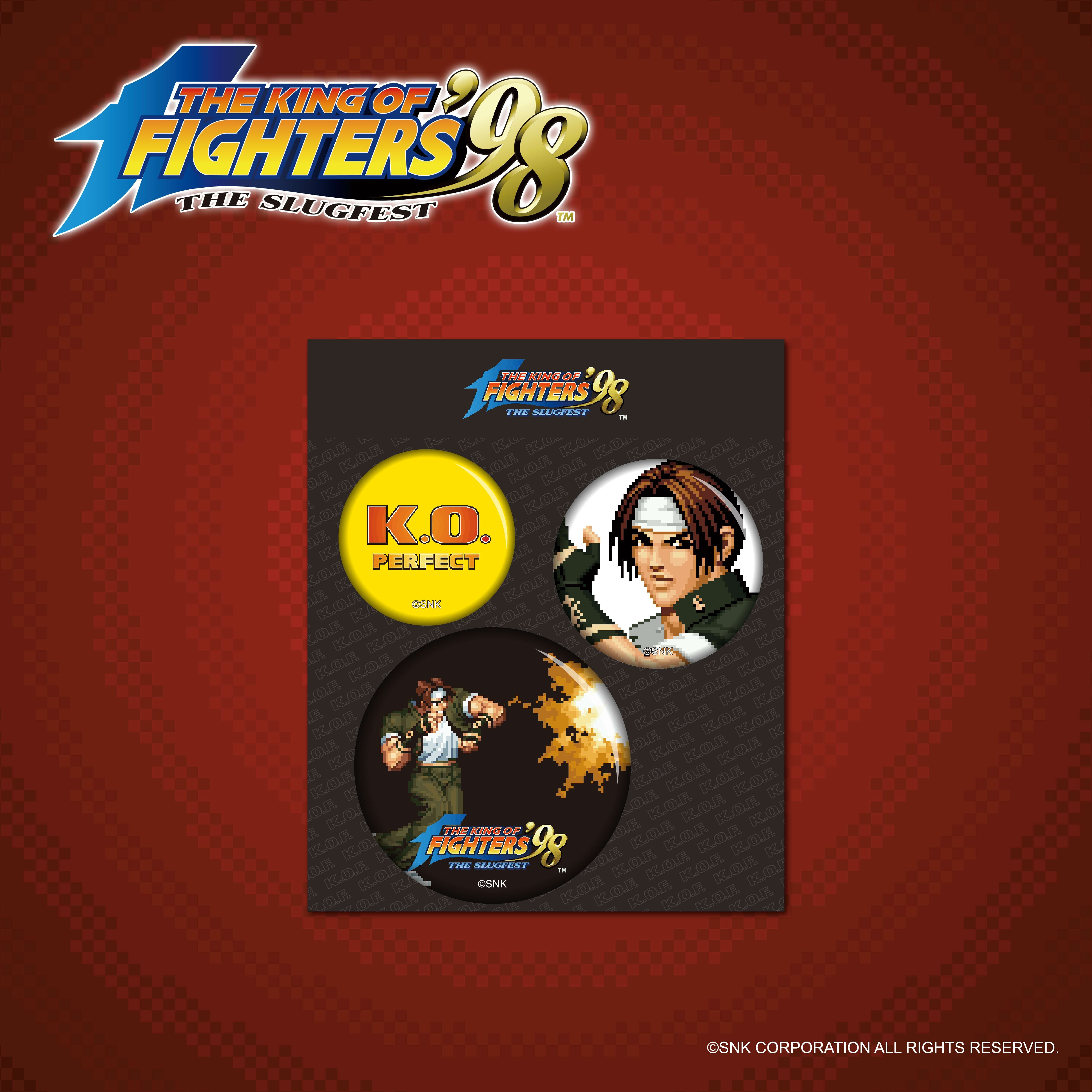 KOF '98-胸章-草薙京-3入