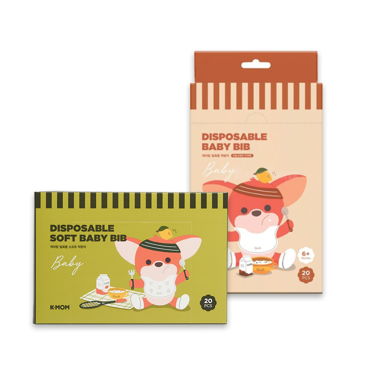 K-MOM 即棄口水肩 / 新版即棄柔軟口水肩 (20片)