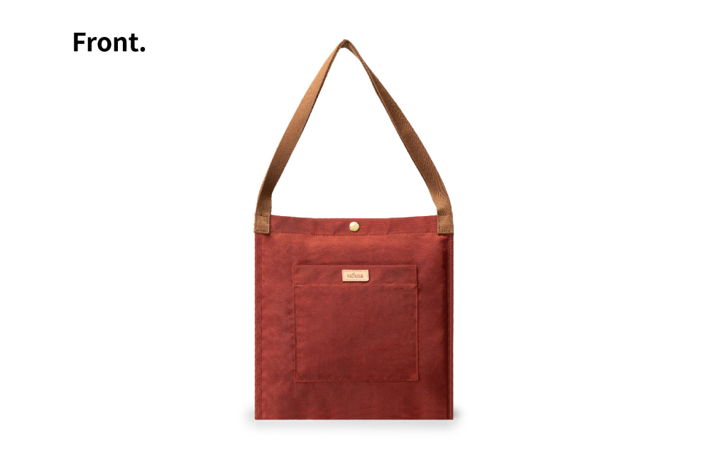 satana Soldier 揮灑19托特袋 磚紅色 SOS3040-604 正面照