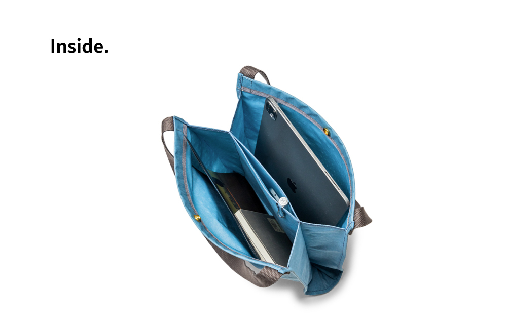 satana Soldier 揮灑19托特袋 磚紅色 SOS3040-604 隔層照