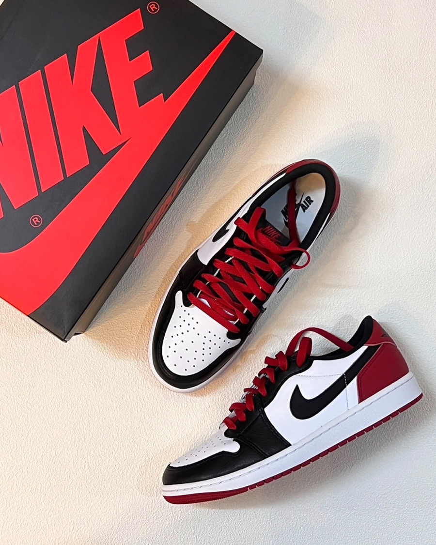 Air Jordan 1 Low OG Black Toe 黑腳趾CZ0790-106