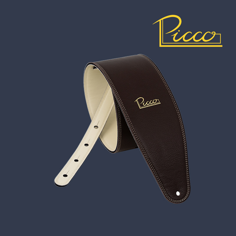 Picco 4″ 寬版 牛皮革 手工背帶