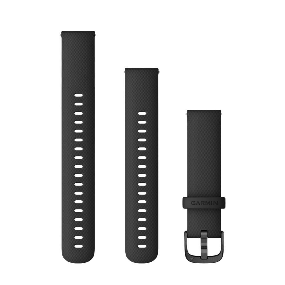 【GARMIN】Quick Release (18mm) vívoactive 4S 矽膠錶帶