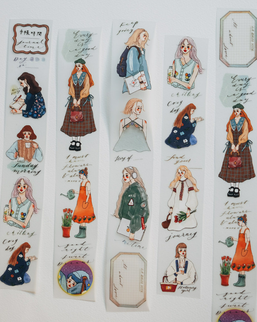 手帳時間 PET膠帶｜甜蜜生活La dolce vita 臺灣